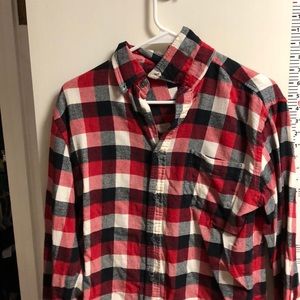 Button up light flannel shirt